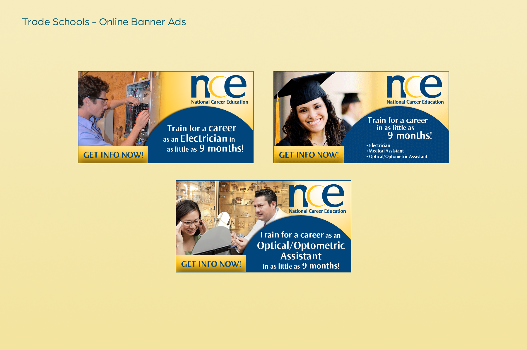 Trade Schools - Online Banner Ads