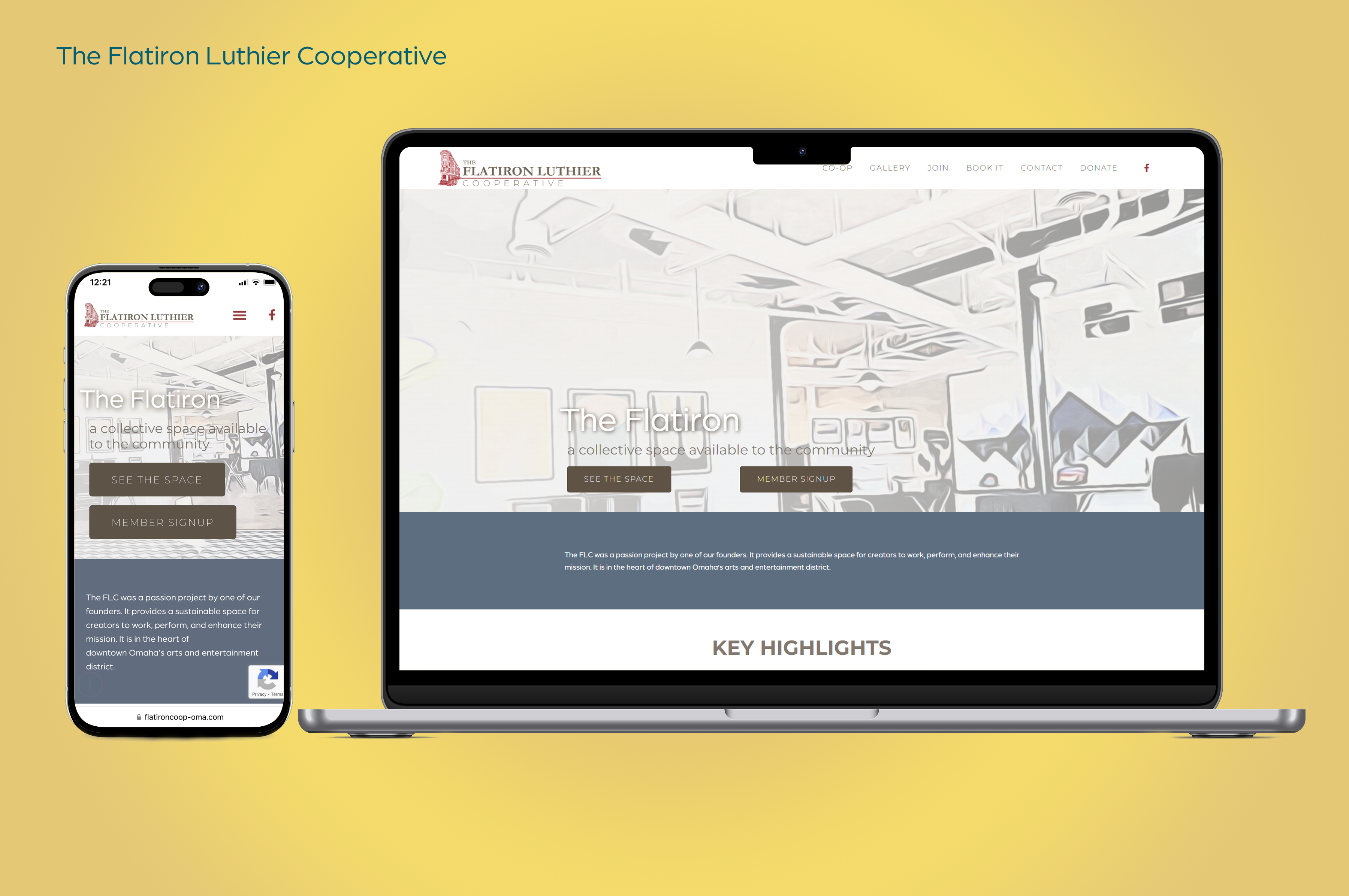 Coop for students and creators within the arts.